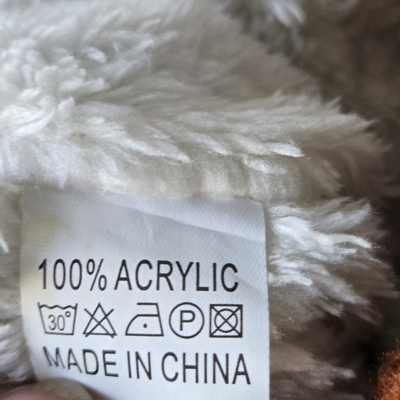 N+C Explorer Faux Fur Pom Women's Beanie Hat Apricot Jam Ski Snowboard Cozy OS - Picture 4 of 4